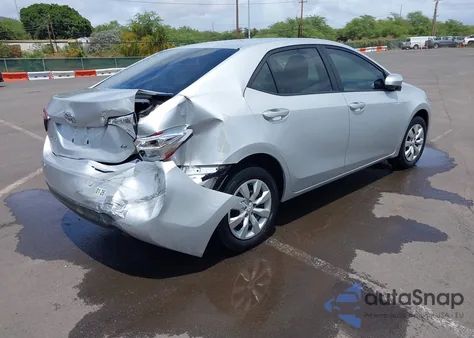 2015 Toyota Corolla Le/Le Plus/Le Premium из США, поврежденный, VIN 5YFBURHE4FP222878